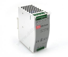 DR-75-24 zdroj pro Commax na DIN 230V/24VDC/3,2A/76,8W