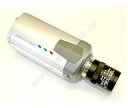 HT 855 - Kamera barevn CCD 1/3&quot; PAL-CCIR, objektiv 3,5-8mm