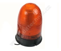 WLO 55F LED maják, 12-24V, Zábleskový oranžový, homologace