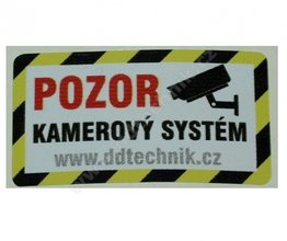 Samolepka HKS 2  Vstran samolepc flie Security system