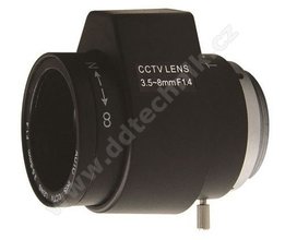 CP-AC358 Varifokln objektiv 3.5 - 8 mm
