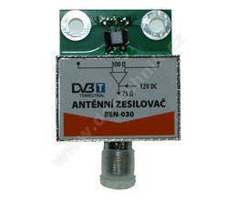 BEN-30 DVBT Antnn pedzesilova 30dB VHF/UHF