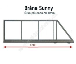 SUNNY 3 Sada posuvn - samonosn brny