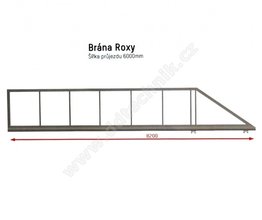 ROXY 6 Sada posuvn brny pro prjezd 6m