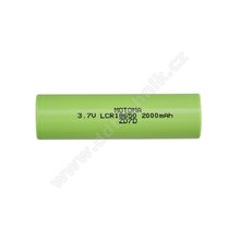 BR 2000 Baterie nabjec Li-Ion 18650 3,7V 2000mAh 16A