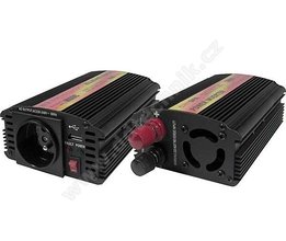 INV 24V 500W Mni napt vkon 500 (max. 1000) W, mni naptz 24V na 230V