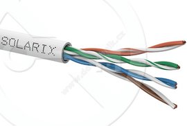 CAT5E UTP PVC  Instalan kabel Solarix 305m nestnn