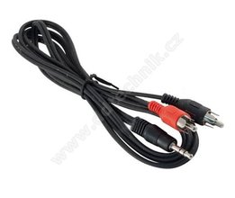 PN 010 Kabel 2xCinch-Jack 3,5 stereo, 1,5m