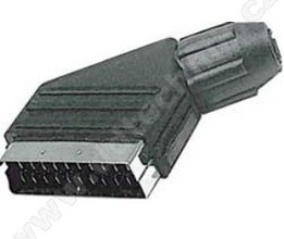 SD 120 SCART konektor 21pin na kabel