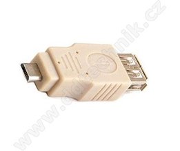 RD 336 Redukce USB(A) zdka-USB(F)micro konektor
