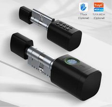 TTLock V1 Pro+ Elektronick vloka ern, se tekou otisk prst