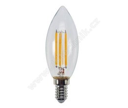 RETRO E14 4W LED rovka 3000K, 360, 300lm