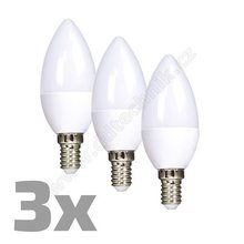 LWZ 431-3 LED rovka 3-pack, svka, 6W, E14