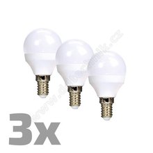 LWZ 433-3 LED rovka 3-pack , miniglobe, 6W, E14