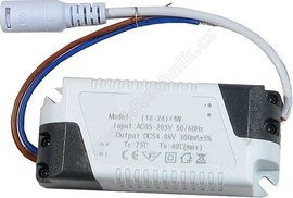 ZG 076B Zdroj-LED driver 18-24W, 230V/54-86V/280mA