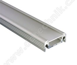 U11 1M AL profil pro LED s plexi k pisazen 20x8mm 1mFKU11-1M-EL